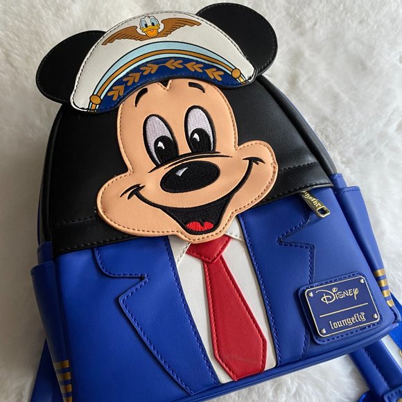 Loungefly Bags Mickey Pilot Loungefly Made For D23 Expo Poshmark